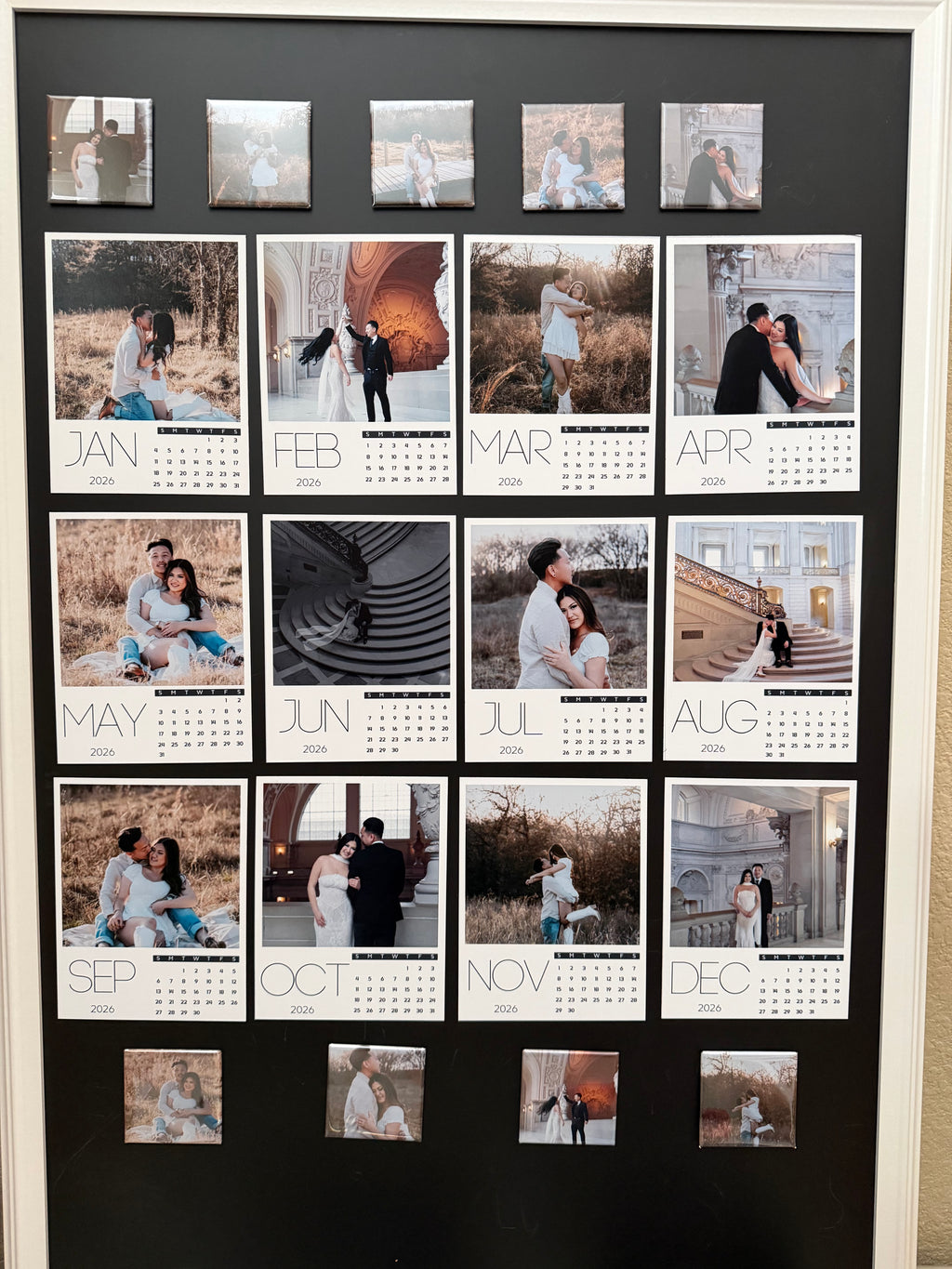 Personalization Magnetic Monthly Calendar: 3.25" x 4"